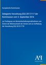Text: Delegierte Verordnung (EU) 2017/117 zum Schutz der Meeresumwelt der Ostsee. Blaues Cover, Antiphon Verlag Logo.