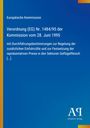 Text der EU-Verordnung über Einfuhrzölle auf blauem Hintergrund, unten rechts Logo von Antiphon Verlag.