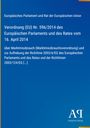 Text über eine Verordnung der EU zum Marktmissbrauch, blaues Design, Logo unten rechts.