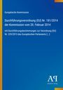 Text über EU-Verordnung auf blauem Hintergrund, links ein gelber Streifen. Rechts unten ein Logo und der Name "Antiphon Verlag".