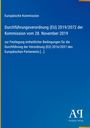 „Durchführungsverordnung (EU) 2019/2072 der Kommission“, blauer Hintergrund, minimalistisches Design.