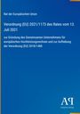 Rat der Europäischen Union: Verordnung (EU) 2021/1173 des Rates vom 13. Juli 2021, Buch