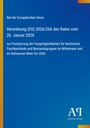 Verordnung (EU) 2026/266 des Rates vom 26. Januar 2026. Blaues Hintergrunddesign mit einem gelben Streifen links.