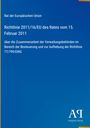 Richtlinie 2011/16/EU zur Zusammenarbeit der Verwaltungsbehörden im Bereich Besteuerung. Blauer Hintergrund, Logo unten rechts.