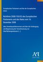 Europäische Richtlinie 2008/105/EG zur Umweltqualität; blaues Design mit gelbem Rand und Logo "Antiphon Verlag" unten rechts.