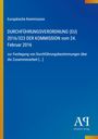 Europäische Kommission, Verordnung (EU) 2016/323, 24. Februar 2016. Blauer Hintergrund, gelbe Leiste links.