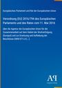 Text zur Verordnung (EU) 2016/794 über Strafverfolgung (Europol), blauer Hintergrund, unten rechts Antiphon Verlag Logo.