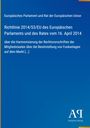 Richtlinie 2014/53/EU, Europäisches Parlament, Harmonisierung über Funkanlagen. Blaues Design, Antiphon Verlag Logo.