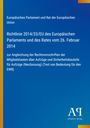 Text zu Richtlinie 2014/33/EU über Aufzüge. Blau mit gelbem Streifen. Logo "AP Antiphon Verlag" unten.