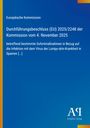 Europäische Kommission: Durchführungsbeschluss (EU) 2025/2248 der Kommission vom 4. November 2025, Buch