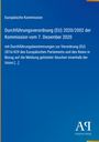 Europäische Kommission, Durchführungsverordnung (EU) 2020/2002, 7. Dez. 2020. Blauer Hintergrund, Logo unten rechts.