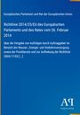 Europäisches Parlament, Richtlinie 2014/25/EU, Ausgabe 2014. Blaues Cover mit "Antiphon Verlag" Logo.