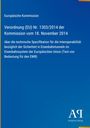 Europäische Kommission, Verordnung (EU) Nr. 1303/2014, blaue Hintergrundfarbe, unten rechts Logo "AΛ" Antiphon Verlag.