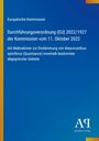 Europäische Kommission: Maßnahmen zur Eindämmung von Aleurocanthus spiniferus. Blaues Design mit Logo des Antiphon Verlags.