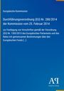 "Durchführungsverordnung (EU) Nr. 288/2014 der Kommission vom 25. Februar 2014. Blaues Cover mit weißem Text."