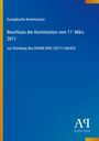 "Europäische Kommission Beschluss der Kommission vom 17. März 2011 zur Gründung des SHARE-ERIC (2011/166/EU)." Blaues Cover.