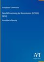 Europäische Kommission, Geschäftsordnung der Kommission (K(2000) 3614), Konsolidierte Fassung. Blau mit Logo.