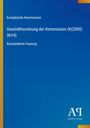 Europäische Kommission, Geschäftsordnung der Kommission (K(2000) 3614), Konsolidierte Fassung. Blaues Cover mit gelben Streifen.