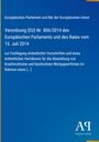 Verordnung (EU) Nr. 806/2014; Europäisches Parlament und Rat der EU; blau, formeller Text, Logo rechts unten.
