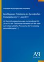 Beschluss des Präsidiums des Europäischen Parlaments vom 17. Juni 2019. Blaues Design mit gelbem Rand links. Logo: Buchstaben "AP".