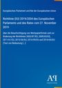Text über eine EU-Richtlinie zur Beaufsichtigung von Wertpapierfirmen. Oben blauer Hintergrund, unten Logo.