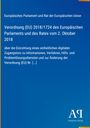 Der Text beschreibt eine EU-Verordnung von 2018 zur Einrichtung eines digitalen Zugangstors. Ein blaues Hintergrundlayout.