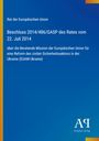„Rat der Europäischen Union. Beschluss 2014/486/GASP des Rates vom 22. Juli 2014.“ Blaues Cover mit gelbem Streifen.