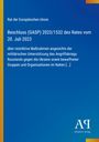 Beschluss (GASP) 2023/1532 über restriktive Maßnahmen. Blauer Hintergrund, gelber Streifen links, Verlagslogo unten.