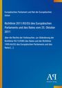 Europäisches Parlament, Richtlinie 2011/83/EU, Verbraucherrechte. Blauer Hintergrund, gelber Streifen links.