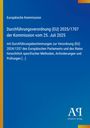 Europäische Kommission, Durchführungsverordnung (EU) 2025/1707 der Kommission vom 25. Juli 2025. Blau mit gelbem Rand.