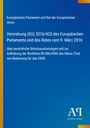 Verordnung (EU) 2016/425 über persönliche Schutzausrüstungen. Blaues Design mit einem Publisher-Logo unten.