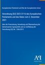 Europäische Verordnung über Agrarpolitik, blauer Hintergrund, Logo des Antiphon Verlags unten rechts.