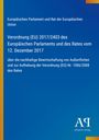 Titel einer EU-Verordnung von 2017, blaues Cover, gelber Balken links, Logo unten rechts, "Antiphon Verlag".