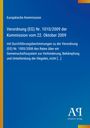Text: „Verordnung (EG) Nr. 1010/2009 der Kommission”. Blaues Cover mit gelbem Rand, Logo und „Antiphon Verlag” unten.