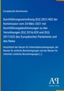 Text über EU-Durchführungsverordnung 2021/403 zu Veterinärbescheinigungen. Logo des Antiphon Verlags unten rechts.