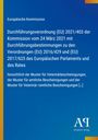 Text zur Durchführung EU-Verordnungen; blauer Hintergrund, gelber Balken links, Logo unten rechts.