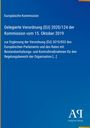 Europäische Kommission, Delegierte Verordnung (EU) 2020/124, blauer Hintergrund, Logo "AQ", Antiphon Verlag unten.