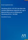 „Verordnung (EU) Nr. 401/2013 des Rates...“ steht in weiß auf dunkelblauem Hintergrund; unten Logo „Antiphon Verlag“.