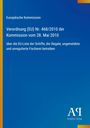 Text: "Europäische Kommission, Verordnung (EU) Nr. 468/2010, über illegale Fischerei." Blaues Design, Antiphon Logo.