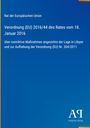 "Verordnung (EU) 2016/44 des Rates über restriktive Maßnahmen, Antiphon Verlag-Logo; blauer Hintergrund."