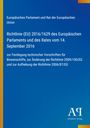 Titel: Richtlinie (EU) 2016/1629. Beschreibung technischer Vorschriften für Binnenschiffe. Blaues Cover, Logo unten.