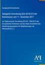 Text über EU-Verordnung 2018/273 zur Ergänzung der Verordnung 1308/2013. Blaues Design mit Verlag-Logo.