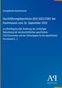 Europäische Kommission, Durchführungsbeschluss (EU) 2022/2087, vom 26. September 2022. Blaues Layout, Antiphon Verlag Logo.