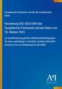 Text zur EU-Verordnung 2023/2405 zur Gewährleistung nachhaltigen Luftverkehrs. Blaues Layout, links orangener Balken.