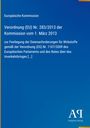 Titel: Verordnung (EU) Nr. 283/2013 der Kommission. Blau mit weißem Text und einem Verlagslogo unten rechts.