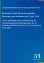 Europäische Union, Richtlinie 2014/45/EU zur technischen Überwachung von Kraftfahrzeugen. Logo: "AR Antiphon Verlag".