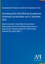 Verordnung (EU) 2023/2854 des Europäischen Parlaments vom 13. Dezember 2023, blauer Hintergrund, Antiphon Verlag-Logo.