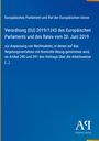 Verordnung (EU) 2019/1243 zur Anpassung von Rechtsakten. Blauer Hintergrund, Logo "AP" unten rechts.