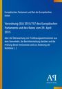 Verordnung (EU) 2015/757 zur Überwachung von Treibhausgasen im Seeverkehr. Blaues Design mit Verlagslogo.