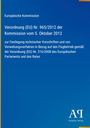 Text über eine EU-Verordnung zur Flugsicherheit, europäische Kommission. Blaues Design mit Verlagslogo unten.